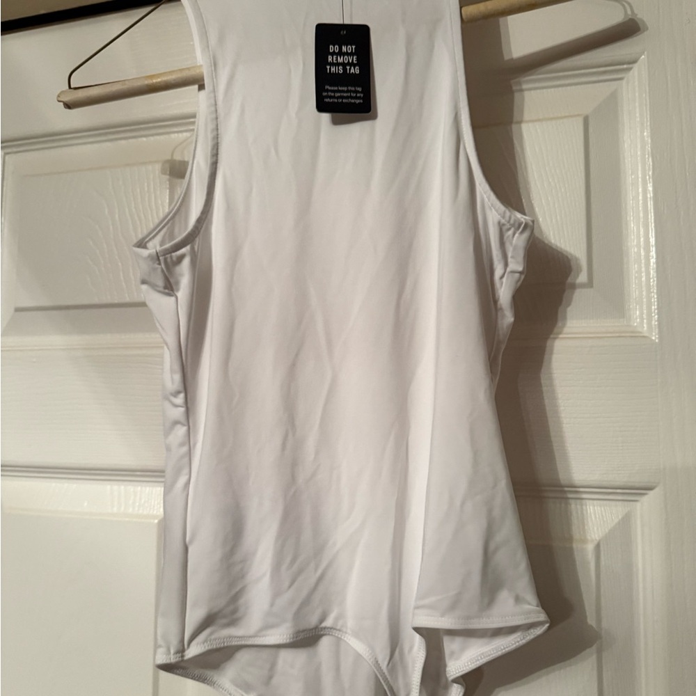 White Sleeveless Top